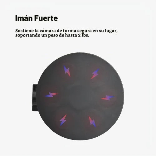 Vista 3 de Holicfun Soporte magnético para cámara para interiores y exteriores, compatible con cámaras Ring, Blink, Eufy, Google Nest, Wyze, Arlo, Simplisafe