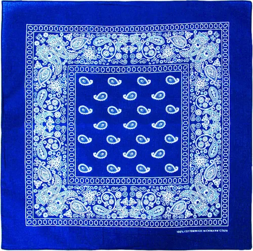 Vista 3 de Basico Bandanas 100 algodón cabeza Wrap multiusos 6 12 paquetes