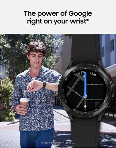 Vista 3 de Samsung Electronics Galaxy Watch 4 Classic R890 1.811 in Smartwatch GPS WiFi (modelo internacional) (plata)