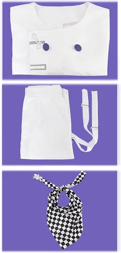 Vista 6 de Lovecos Kokichi Oma - Disfraz de uniforme escolar de Halloween