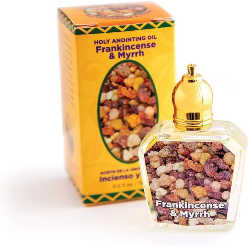 Vista 9 de Aceite de unción de tierra santa ámbar de Israel, botella enrollable de 1/2 oz de Jerusalén, hierbas y esencias de origen local, regalo