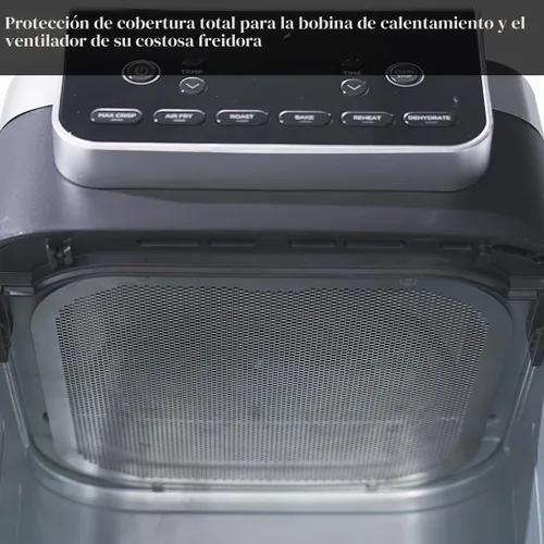 Vista 4 de Magnetic Air Fryer Splatter Guard & Coil Shield For Ninja Pro/XL 5-6.5QT