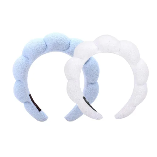 Vista 24 de Diademas de cuidado de la piel para el lavado facial, diademas de spa para lavar la cara, suaves diademas de cuidado de la piel y maquillaje