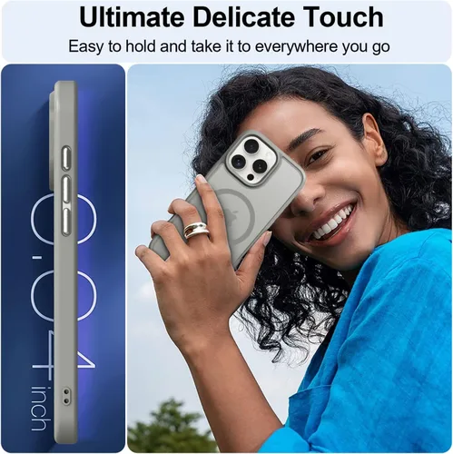 Vista 494 de MOCCA - Funda magnética resistente para iPhone XR de 6.1 pulgadas, compatible con MagSafe, funda con protección contra caídas de grado militar