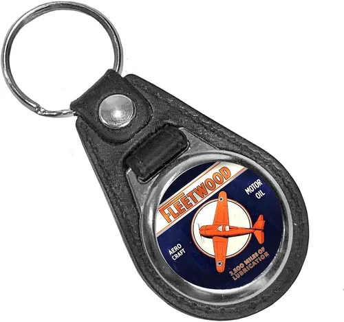 Vista 86 de Brotherhood Round Key Chain for Vintage Motor Oil, Petroleum, and