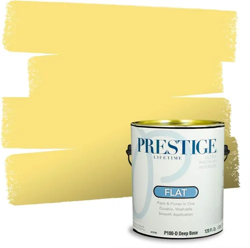 Vista 40 de PRESTIGE Pinturas de pintura exterior e imprimación en uno, 1 galón, plano, combinación comparable de Benjamin Moore* Pila de heno