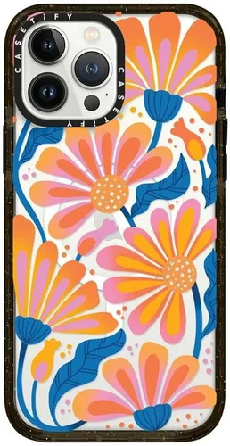 Vista 136 de CASETiFY Impact - Funda para iPhone 13 [protección contra caídas de 6.6 pies/compatible con Magsafe] Black Kingsnake, color negro transparente