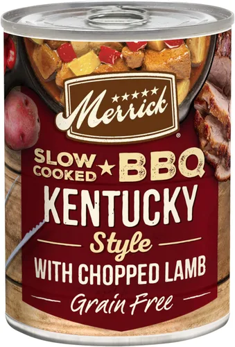 Vista 17 de Merrick - Comida húmeda para perros, barbacoa cocinada a fuego lento estilo Texas con carne de res estofada, sin cereales, comida enlatada