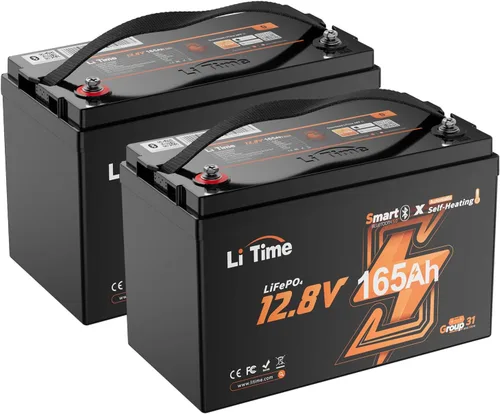 Vista 13 de Litime Batería de litio Xtra Mini LiFePO4 de 12V 100Ah para RV, cámper