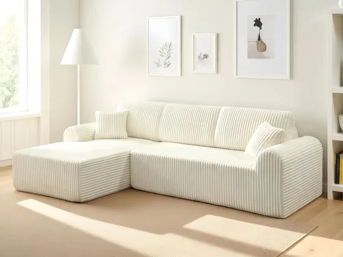 Vista 11 de THSUPER Sofás seccionales sin hueso de pana de 134 pulgadas en forma de U de gran tamaño para sala de estar con diván doble, cómodo sofá de asiento