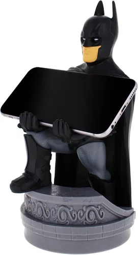 Vista 2 de Exquisite Gaming Warner Bros Batman - DC Comics - Soporte original para teléfono móvil y controlador de juegos, soporte para dispositivos, cable