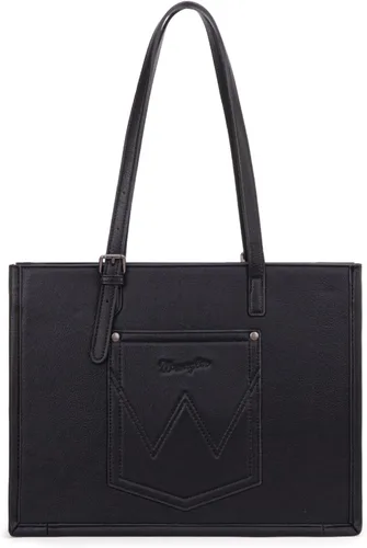 Vista 7 de Montana West Wrangler Aztec - Bolso de hombro de lona con asa superior para mujer