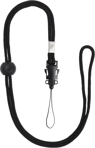 Vista 7 de Correa para el cuello para cámara y teléfono celular Digital Nc (estilo cordón) ajustable con liberación rápida (aplicable en muchos dispositivos)