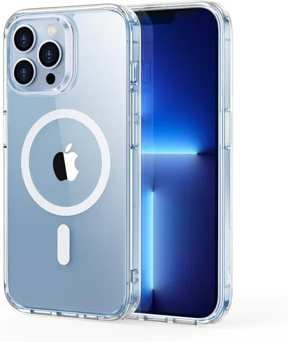Vista 34 de ESR Funda para iPhone 14 Pro, compatible con MagSafe, protección de grado militar a prueba de golpes, resistente al amarillamiento, funda magnética
