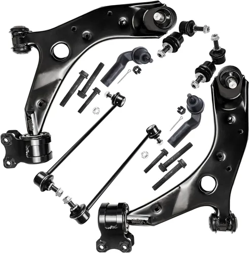 Vista 247 de Detroit Axle - Kit de brazos de control de extremo de 8 piezas para Toyota 2001-2003 Highlander 2002-2003 Camry Lexus ES300, 2 conjuntos de brazos