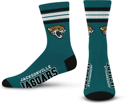 Vista 12 de For Bare Feet - Calcetines para hombre de la NFL, con 4 rayas, de la serie Deuce Performance Crew Los Ángeles Rams
