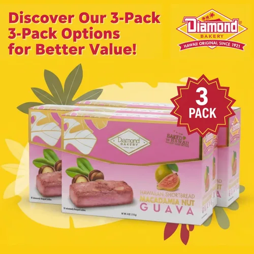 Vista 5 de Diamond Bakery - Galletas de soda hawaianas originales (tapas sin sal) Peso neto: 13 onzas.