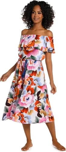 Vista 97 de La Blanca Vestido midi para cubrir el traje de baño para mujer