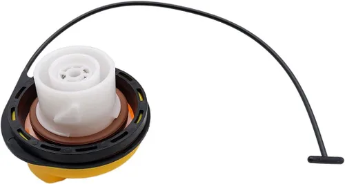 Vista 3 de Tapa de llenado del depósito de combustible E85 amarillo compatible con GMC Cadillac Chevrolet GT295 20915990