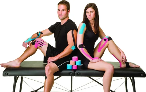 Vista 4 de MUELLER Cinta de kinesiología de medicina deportiva tiras precortadas