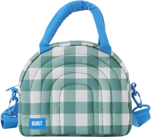 Vista 5 de Built Bolso acolchado de poliéster resistente al agua, ligero aislado y reutilizable con correa ajustable desmontable, diseño de guingán de bosque