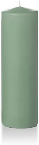 Vista 35 de Yummi - Velas redondas de pilar blancas de 3 pulgadas x 4 pulgadas, 3 por paquete