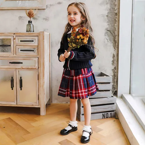 Vista 5 de Amtidy Zapatos planos de uniforme escolar para niñas, zapatos planos para bodas, fiestas