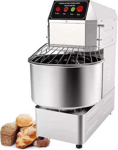 Vista 11 de INTSUPERMAI Mezclador de masa comercial Mezclador eléctrico de alimentos con doble acción doble velocidad espiral mezcla para escuelas panaderías