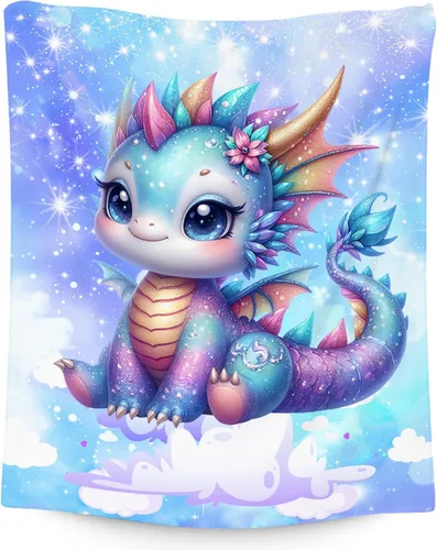 Vista 8 de Manta de Dinosaurio Regalos de Dinosaurio para Niñas, Manta Bonita para Niños, Manta de Forro Polar para Niños Pequeños Cómoda de Franela para Sofá