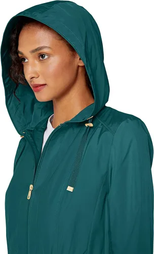 Vista 2 de Cole Haan Abrigo de lluvia Anorack con capucha para mujer