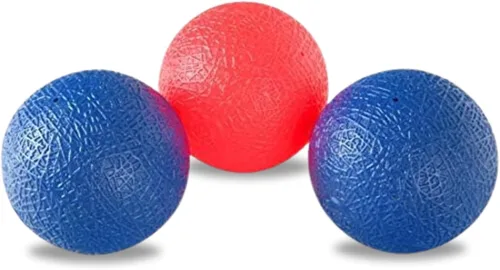 Vista 5 de Liberty Imports 6 piezas de repuesto para Trackball Sport Chuck and Catch Ball Lacrosse plástico bolas ligeras de juguete para juegos clásicos