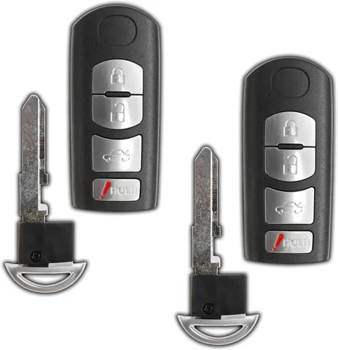 Vista 9 de Llavero inteligente Keyless Option de 4 botones para Mazda (WAZSKE13D01)