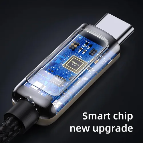 Vista 3 de mcdodo Cable USB A a USB C de 4 pies 6 A de carga rápida USB3.0 a USB-C Cable de carga para iPhone 15/15Pro/iPad Pro/MacBook Pro/Galaxy S23, carga