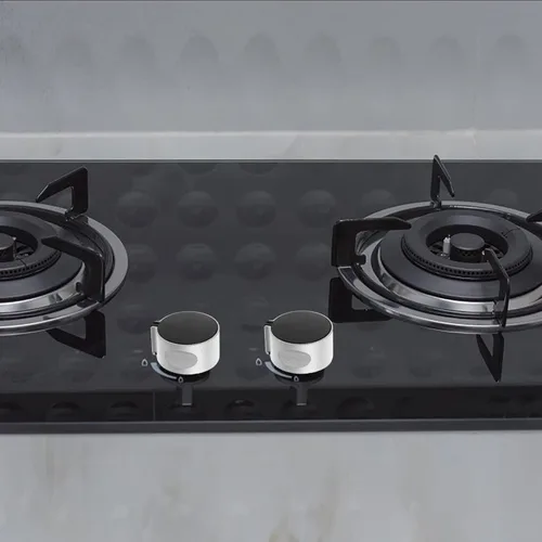Vista 9 de DOITOOL Pomo de estufa de metal para estufa de gas, 6 piezas de perilla de interruptor de metal, accesorios de acero inoxidable redondo para estufa