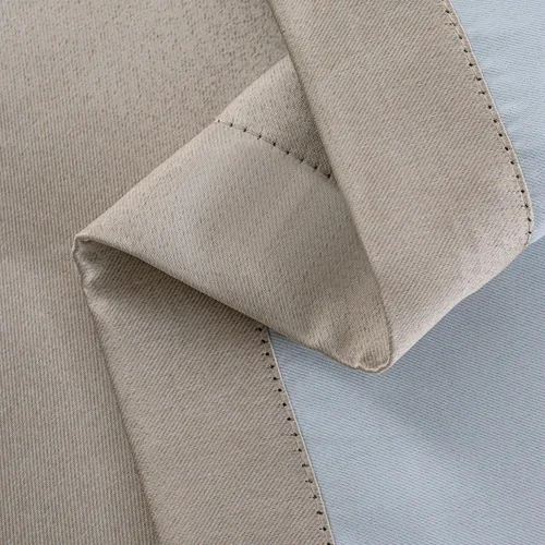 Vista 5 de LUXE WEAVERS Eco Collection - Par de paneles de ventana, color crema, 100% opacas, 63 pulgadas de largo Curtains for Bedrooms, Machine Washable