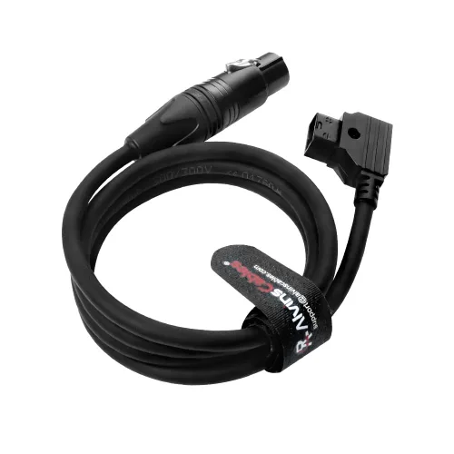 Vista 4 de Alvin's Cables D-tap a XLR Cable de alimentación hembra de 3 pines para luz de video SmallRig RC 120B, ultra suave 1M/39.4 pulgadas