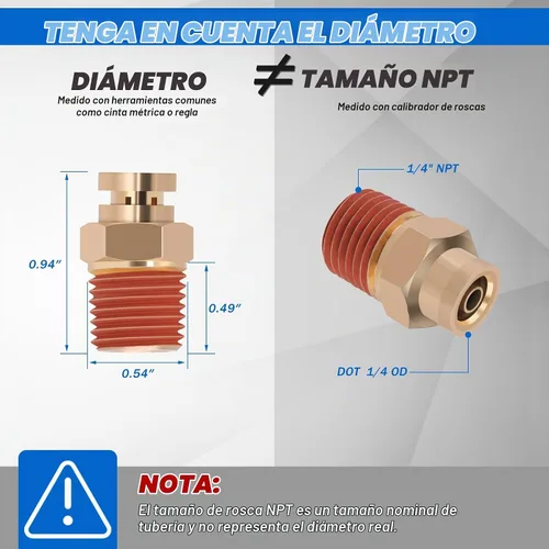 Vista 6 de Kit de línea de aire DOT de 1/4 pulgadas para kit de suspensión de bolsa de resorte de aire con accesorios, línea de aire PA DOT de 25 pies
