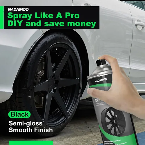 Vista 2 de NADAMOO Pintura en Aerosol para Llantas de Aluminio, Pintura en Aerosol para Llantas de Automóvil para Recolorear y Proteger Superficies Metálicas