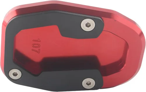Vista 7 de Soporte lateral antideslizante para ampliar almohadilla para DUCATI DESERT X 2022-2023 Rojo