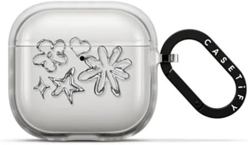 Vista 10 de CASETiFY Impact Airpods Pro (3ª) - Funda con anillo, color negro