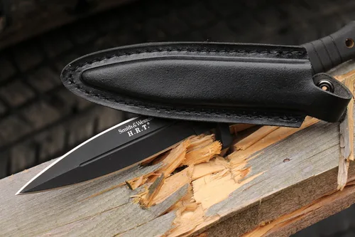 Vista 6 de Smith & Wesson 9" H.R.T Double Edged Boot Knife with High Carbon Stainless Steel Blade