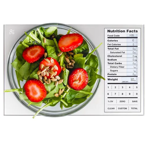 Vista 9 de Greater Goods Báscula digital de nutrición: seguimiento preciso de macro y calorías para preparar comidas, pérdida de peso y alimentación saludable