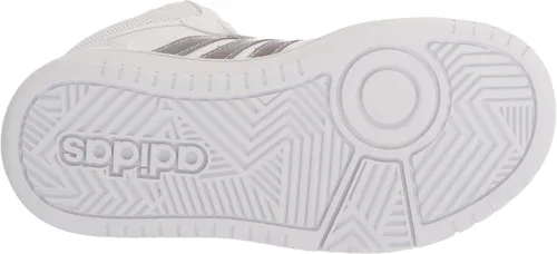 Vista 4 de adidas Unisex-Child Hoops Mid (Little Big Kid) Basketball Shoe