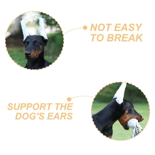 Vista 5 de Kit de soporte para orejas de cachorro con cinta adhesiva de espuma para doberman y perros pequeños, herramientas de publicación de orejas de perro