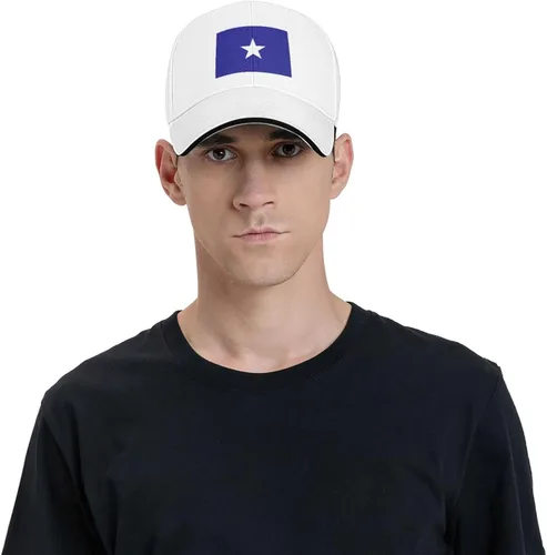Vista 4 de QIZYOQA Bonnie Blue Flag Baseball Cap for Men Women Adjustable Funny Dad Hat