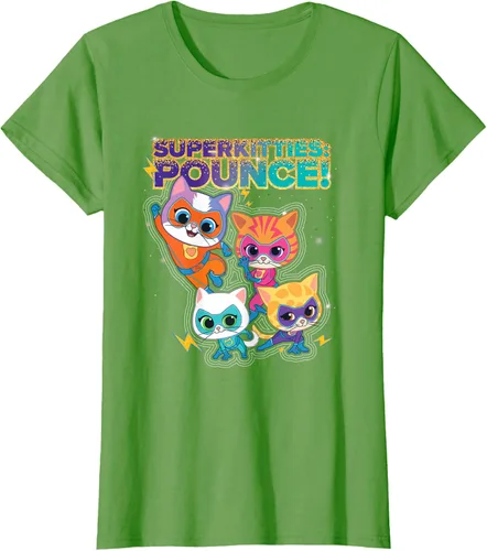 Vista 4 de Disney Junior SuperKitties Pounce! Camiseta de equipo completo, talla S