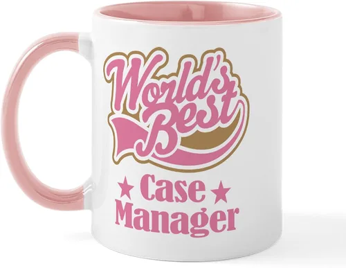 Vista 7 de CafePress Case Manager Gift (World's Best) Taza de café de cerámica de 11 oz (11.0 fl oz)