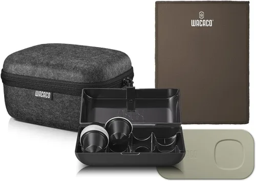 Vista 8 de WACACO Minipresso NS2, cafetera de café espresso portátil con funda, compatible con cápsulas originales NS y compatibles