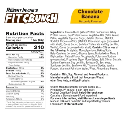 Vista 2 de FITCRUNCH - Barras de proteínas para aperitivo, barra horneada de 6 capas, 4 g de azúcar, sin gluten y centro suave de pastel