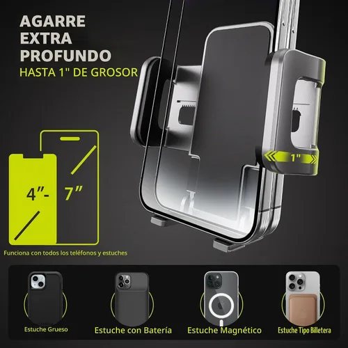 Vista 6 de Bracketron TripGrip - Soporte para teléfono de coche con base expandible